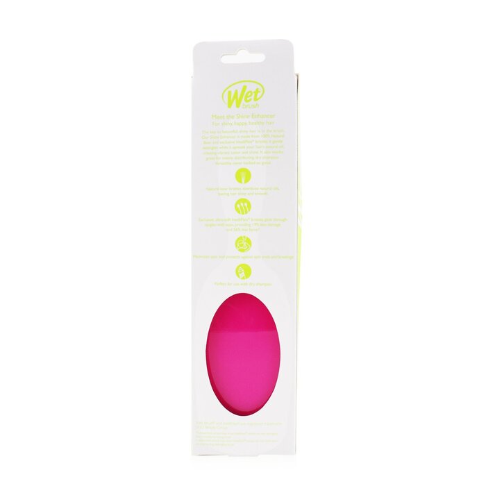 Щетка для волос Wet Brush Shine Enhancer, для расчесывания и блеска, розовая, 1 шт.