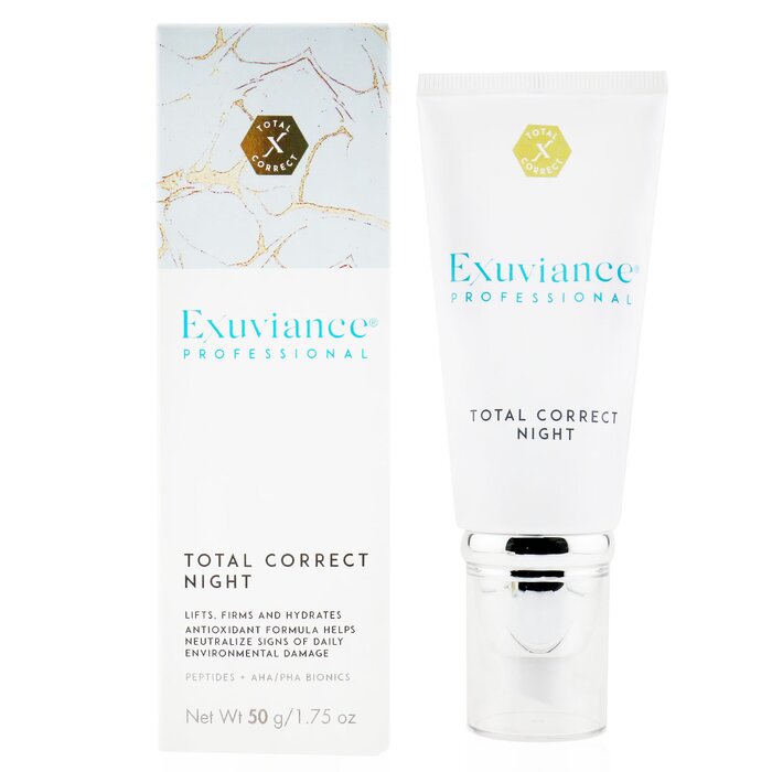 Ночной крем для лица с пептидами и кислотами Exuviance, 50 г