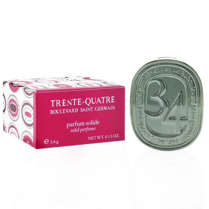 Diptyque твердый парфюм 34 Boulevard Saint Germain 3,6 г — унисекс аромат с шипровыми и цветочными нотами