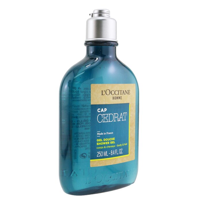 Гель для душа с экстрактом кедра для мужчин L'Occitane, 250 мл