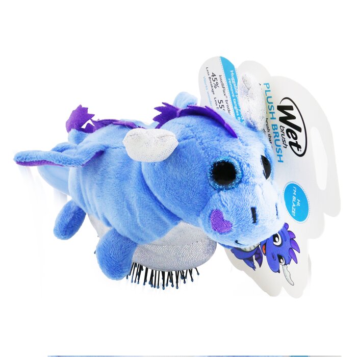 Щётка для волос Wet Brush Plush Brush с ультрамягкими ворсинками, для детей, коллекция Dragon, 1 шт.