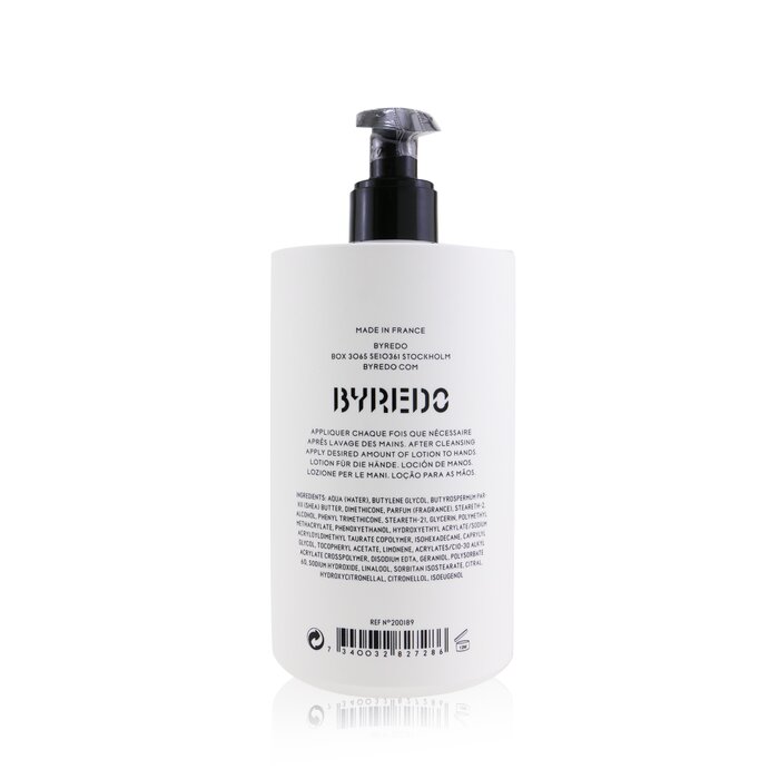 Увлажняющий крем для рук с ароматом тюльпанов Byredo, 450 мл