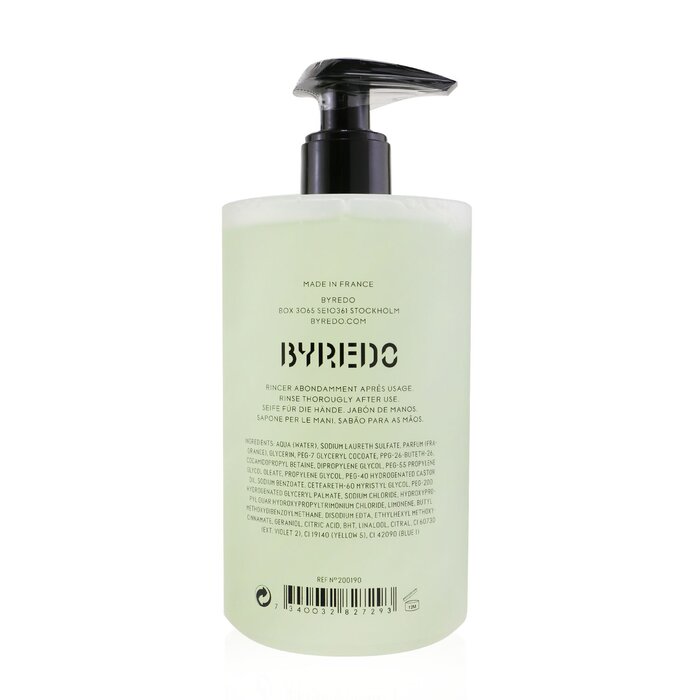 Очищающий гель для рук с ароматом тюльпанов Byredo, 450 мл