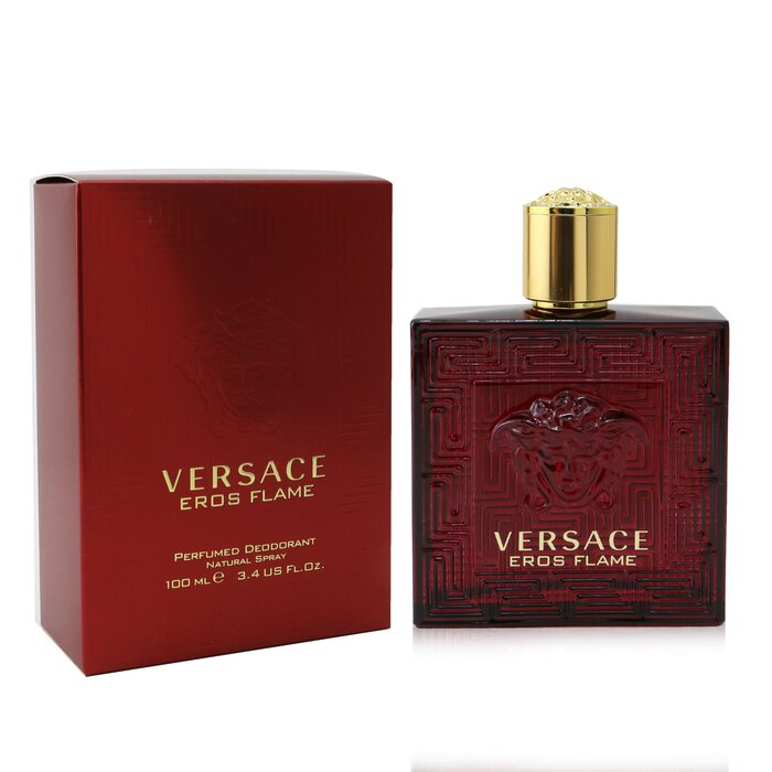 Дезодорант-спрей для мужчин Versace Eros Flame, 100 мл — свежесть и защита от запаха на весь день