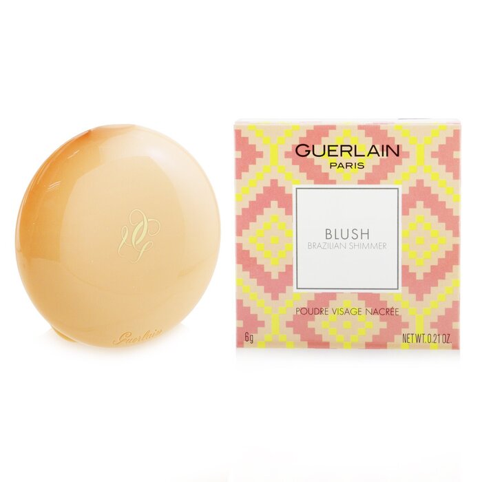 Пудра для лица Guerlain Blush Brazilian с перламутровыми частицами, 6 г