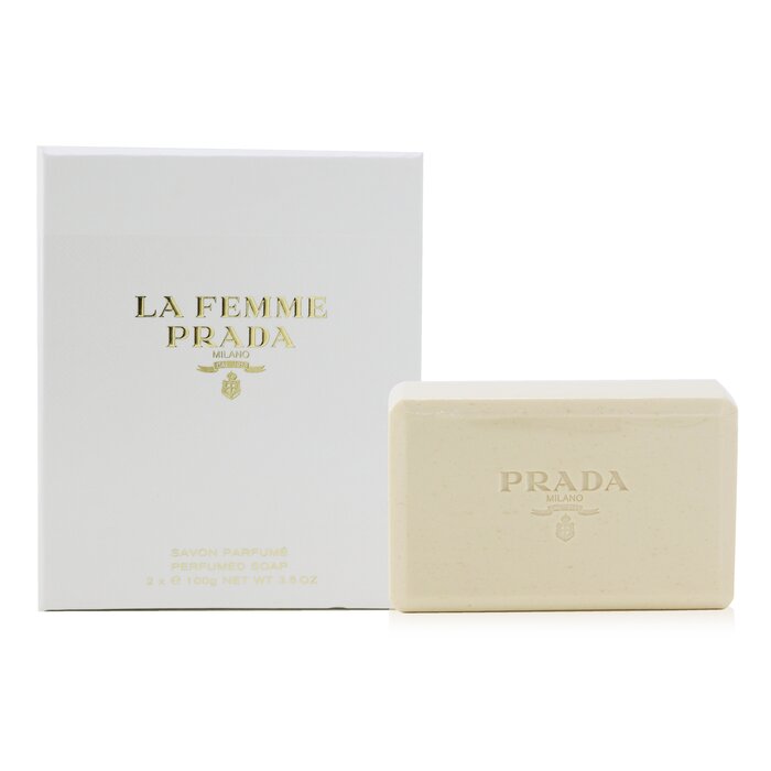 Ароматное мыло для тела с нежной текстурой Prada La Femme, 2x100 г