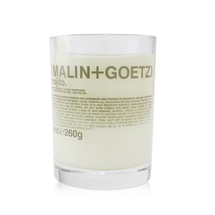 Ароматическая свеча MALIN+GOETZ "Мохито" 260 г – свежий мятный аромат для создания уюта в доме