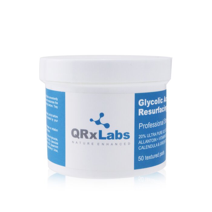 Экспресс-эксфолиация для лица с гликолевой кислотой 20%, 50 подушечек QRxLabs