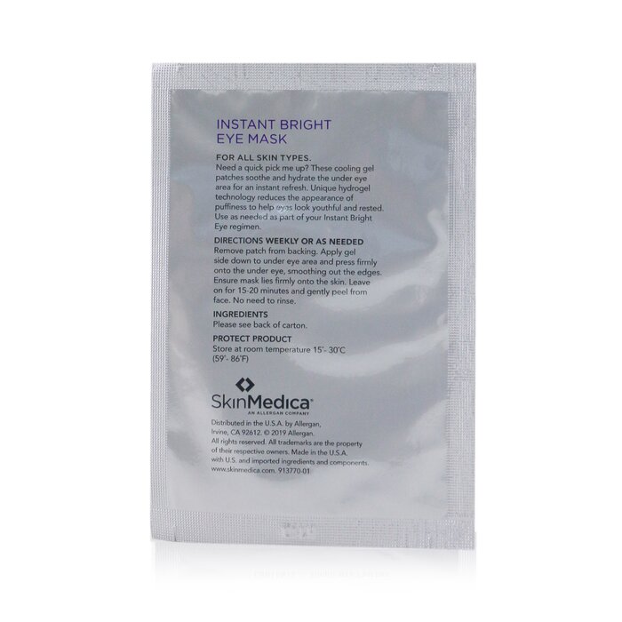 Skin Medica маска-патчи для области вокруг глаз с экстрактом золотого корня 6x2.34 г