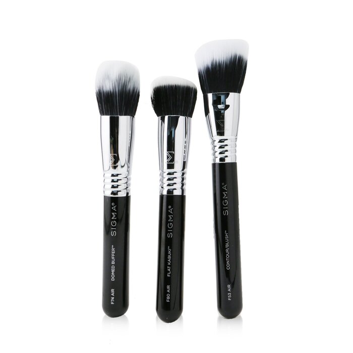 Набор кистей для макияжа Sigma Beauty, 3 шт., для идеального тона кожи и лёгкого нанесения средств