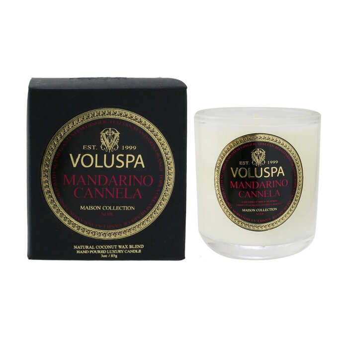 Свеча Voluspa с ароматом мандарина и корицы, 85 г