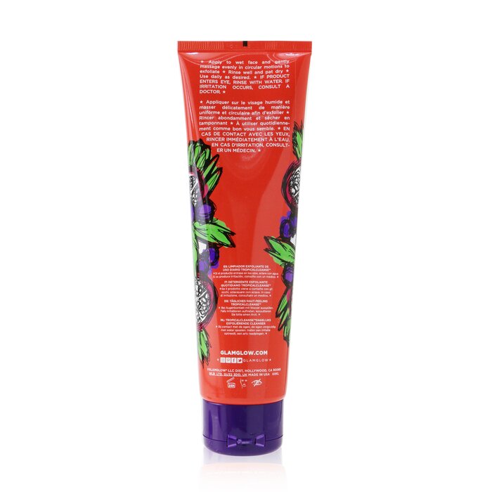 Очищающий эксфолиант для лица Glamglow TropicalCleanse с тропическими фруктами и зелёным чаем 150g