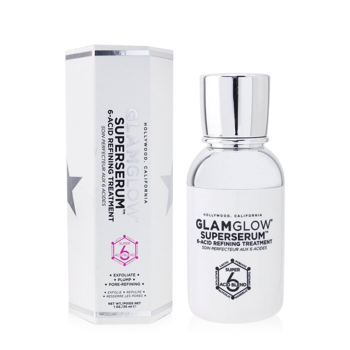 Сыворотка Glamglow SuperSerum с 6 кислотами для лица, 30 мл