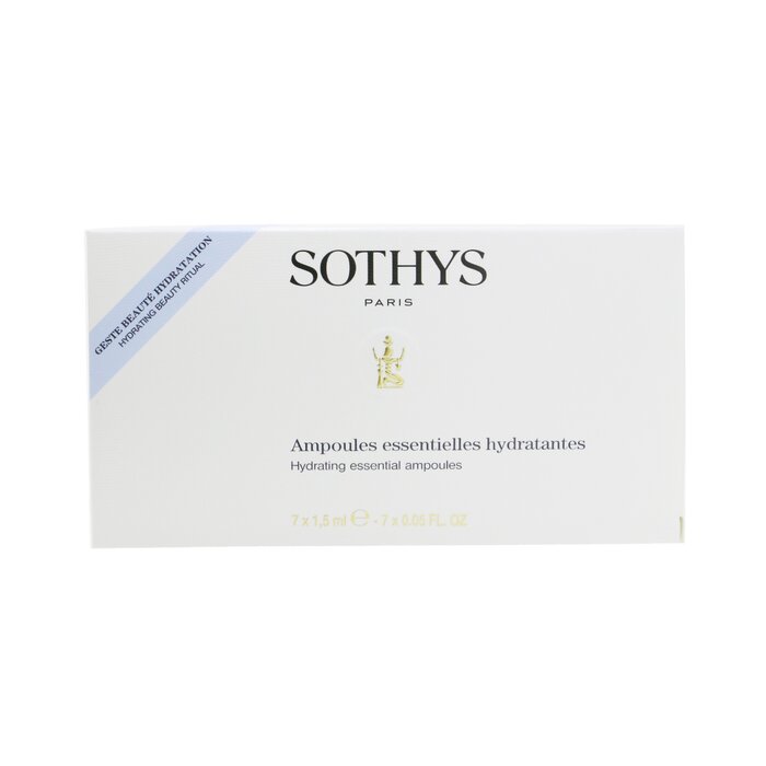 Увлажняющие ампулы с гиалуроновой кислотой для лица Sothys, 7x1.5 мл