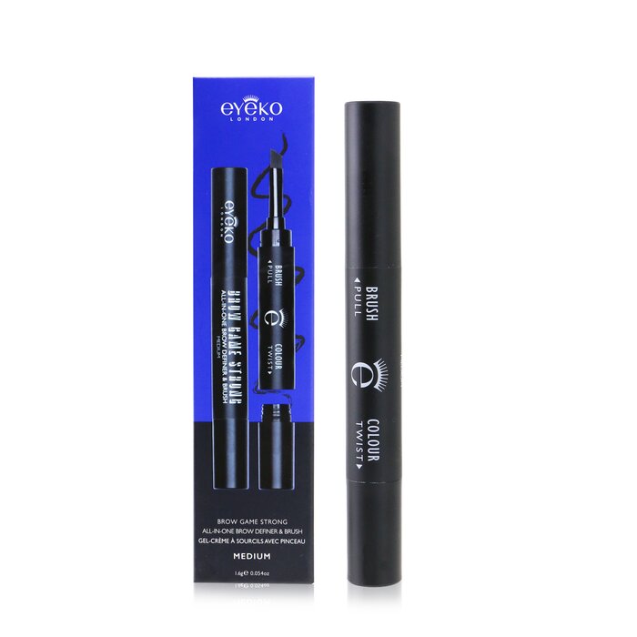 Eyeko карандаш-пудра для бровей с кистью, тёмно-коричневый, 1,69 г