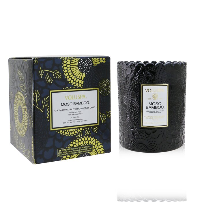 Ароматическая свеча Voluspa с запахом бамбука, кокосовый воск, 176 г