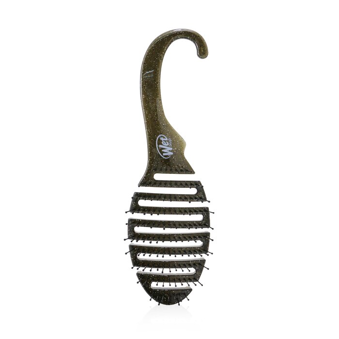 Щетка для душа Wet Brush с черным блеском, для бережного расчесывания волос, 1 шт.