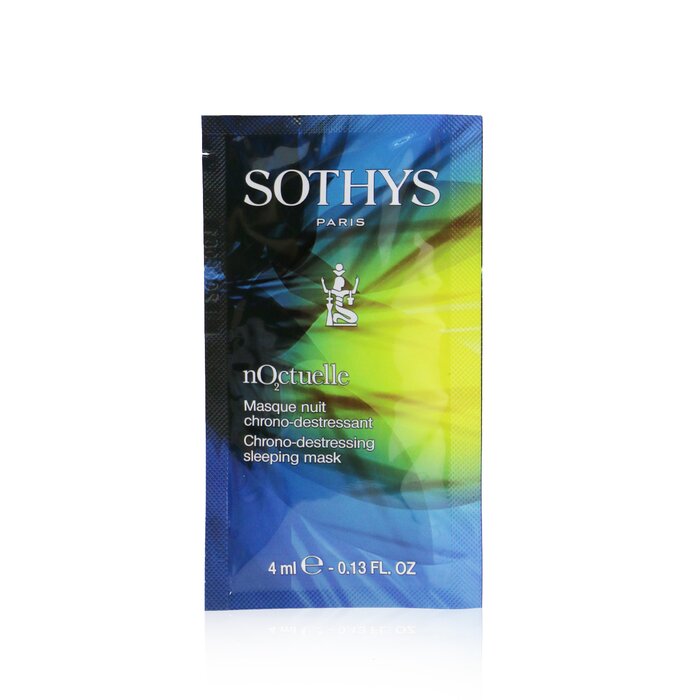 Маска для сна Sothys с витамином С для лица 8x4мл, восстанавливающая и успокаивающая, антистарение