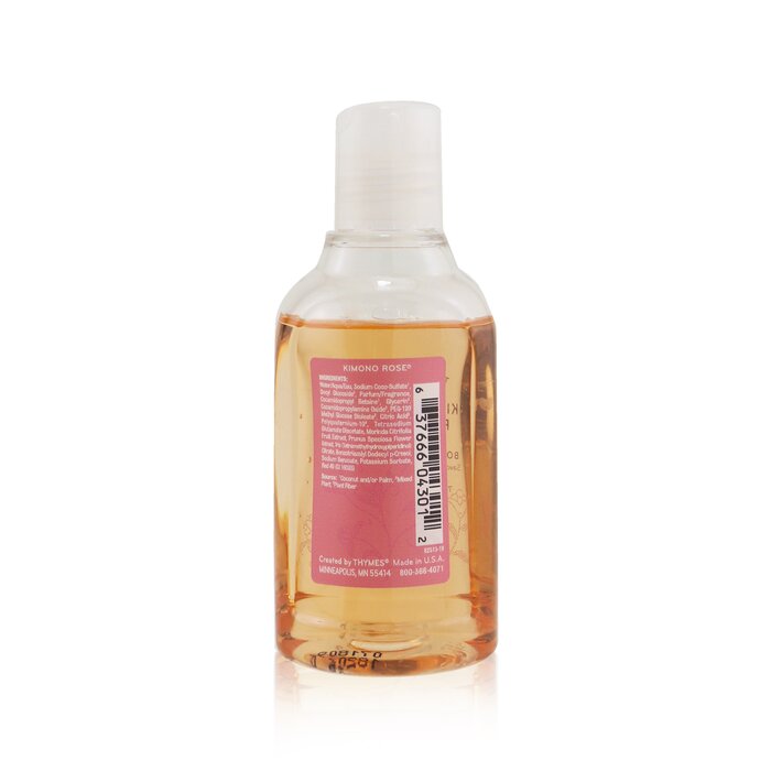 Очищающий гель для тела с экстрактом японской розы Thymes Kimono Rose, 74 мл