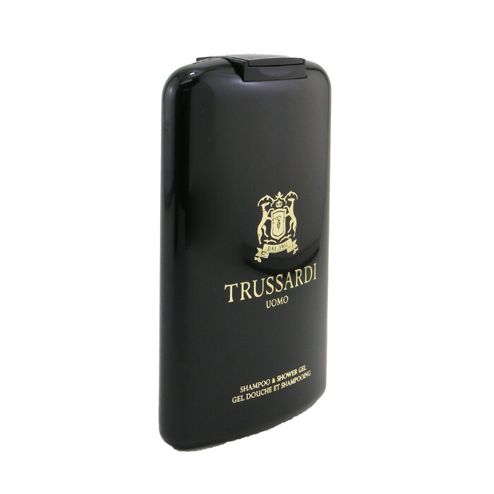 Гель для душа и шампунь Trussardi Uomo с ароматом сладких специй, 200 мл