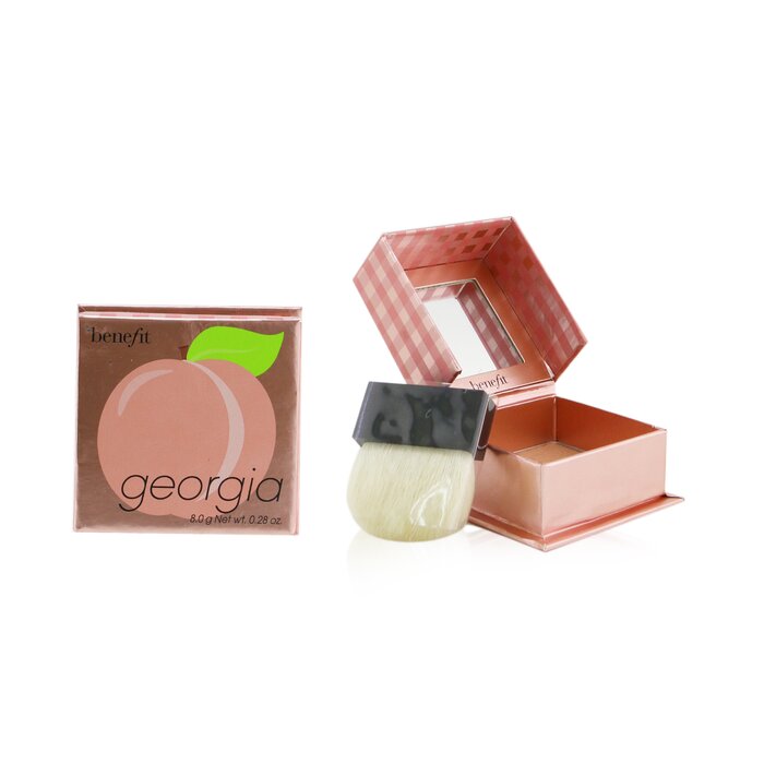 Румяна персиковые с золотым шиммером для лица BENEFIT Georgia 8 г