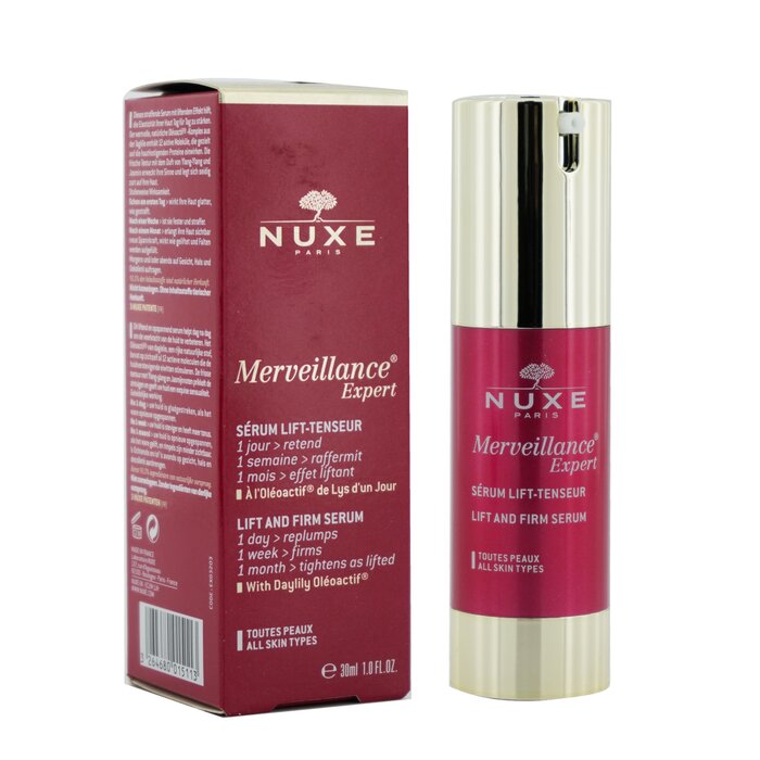 Сыворотка для лица Nuxe Merveillance Expert с лифтинг-эффектом и гиалуроновой кислотой, 30 мл