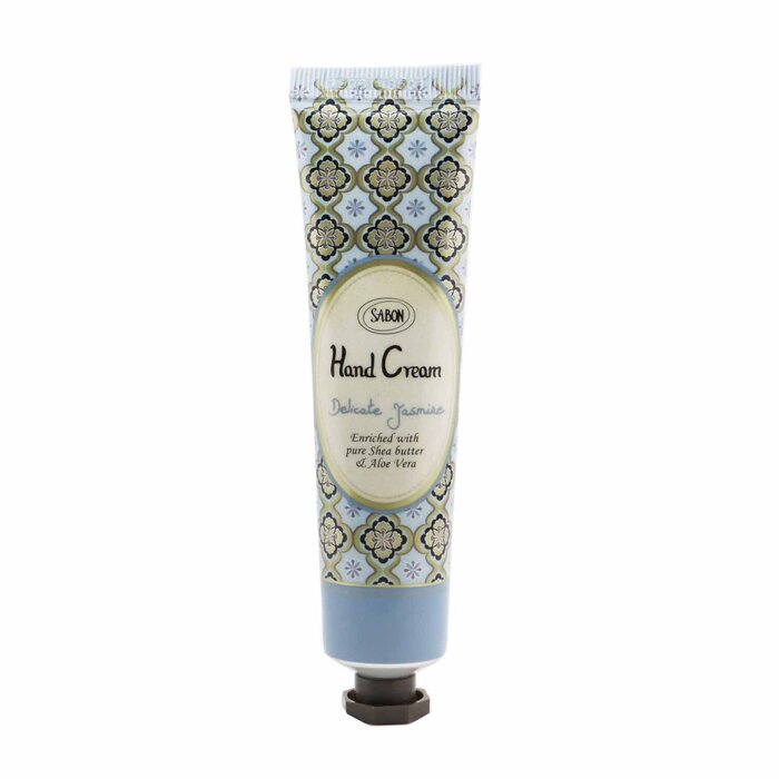 Крем для рук с маслом ши и экстрактом алоэ вера Sabon, дельicate jasmine, 30 мл