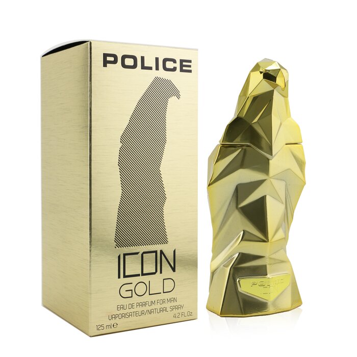 Парфюм Police Icon Gold для мужчин 125 мл — притягательный аромат с пряными нотами и сандаловым деревом