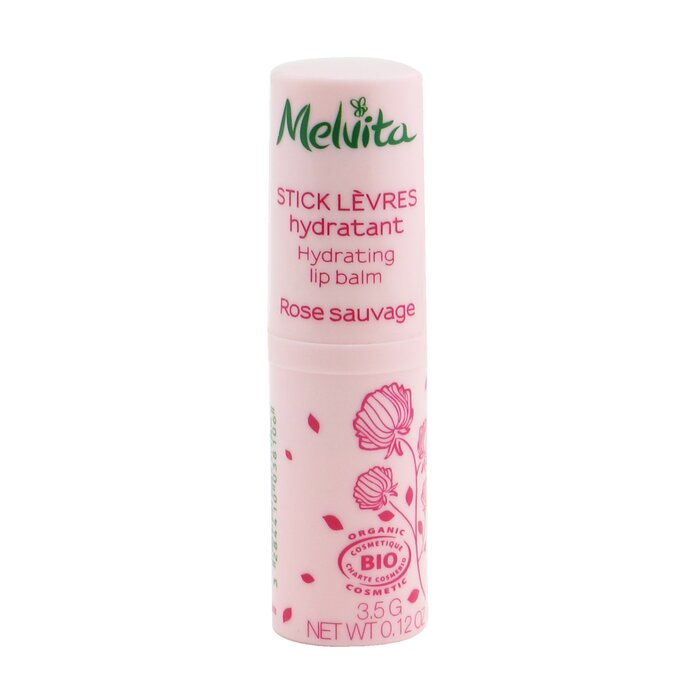 Увлажняющий бальзам для губ с маслом шиповника Melvita, 3.5 г