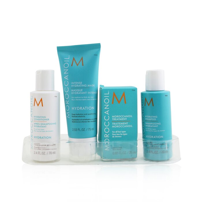 Набор для интенсивного увлажнения волос Moroccanoil (4 шт)