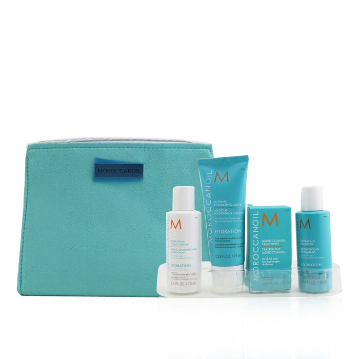 Набор для интенсивного увлажнения волос Moroccanoil (4 шт)