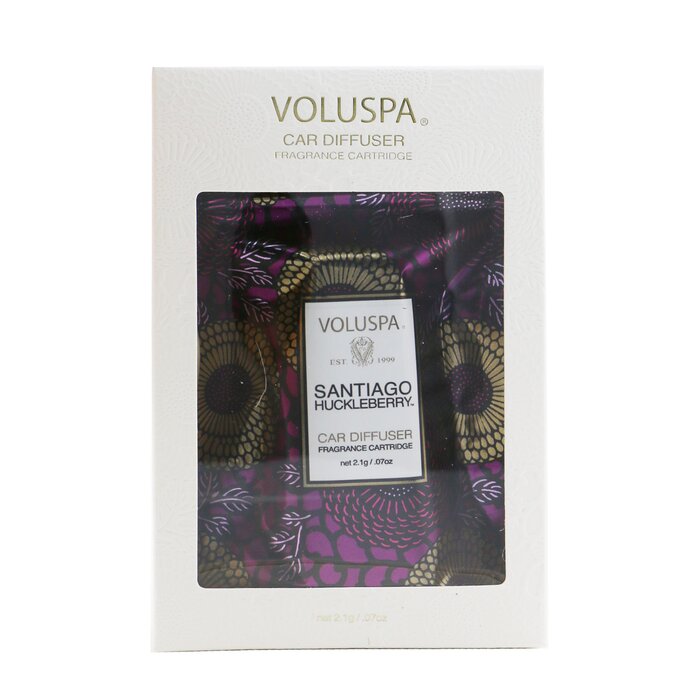 Ароматический диффузор-заменитель Voluspa Santiago Huckleberry 2,1 г для автомобиля