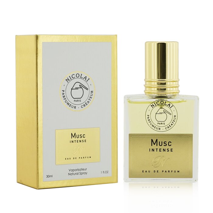 Парфюм Nicolai Musc Intense, 30 мл — элегантный аромат с мускусом, фруктовыми и цветочными нотами для женщин.