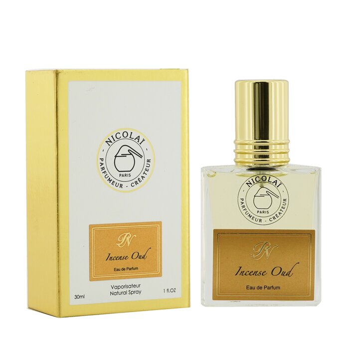 Nicolai Incense Oud парфюмированный спрей 30 мл — амбровый аромат для мужчин и женщин с нотами ладана и уда