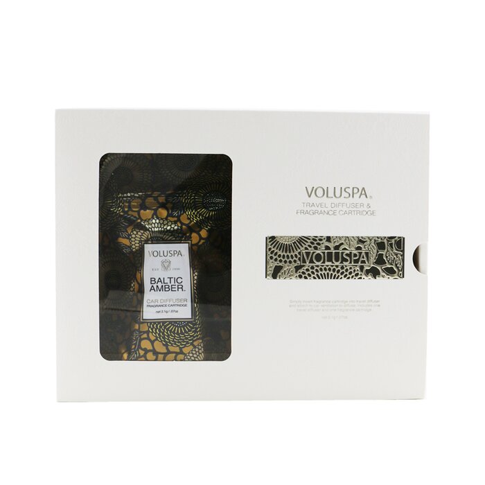 Автомобильный диффузор Voluspa Baltic Amber с ароматом янтаря, 2.1 г