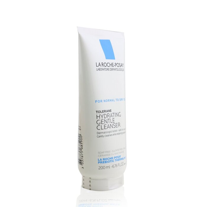 La Roche-Posay Toleriane очищающий крем для лица 200 мл с керамидом и ниацинамидом для нормальной и сухой кожи