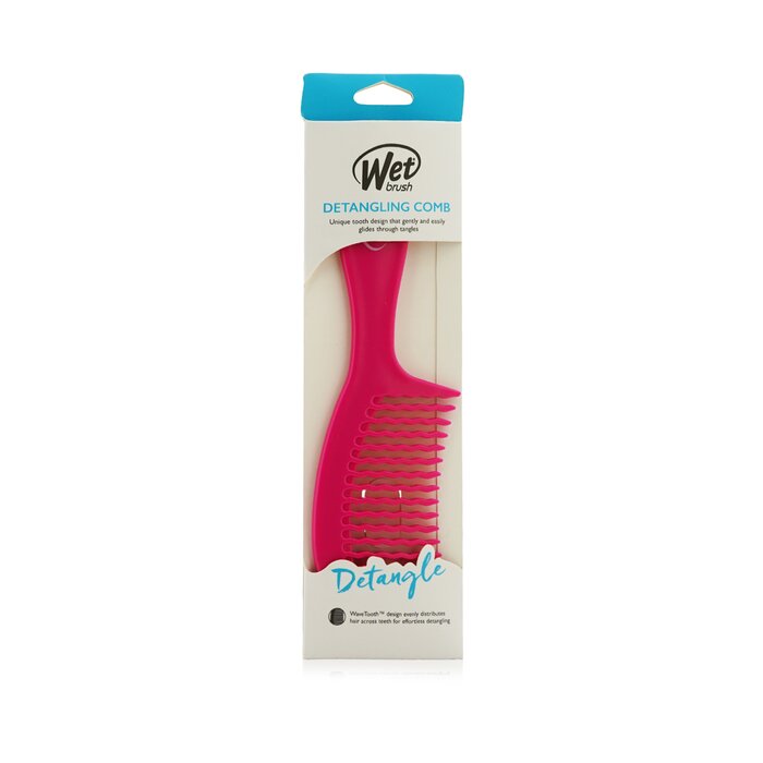Расческа Wet Brush для легкого расчесывания волос, с волновыми зубьями, розовая