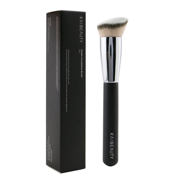 Кисть для тонального крема KAIBEAUTY F02 с анатомической формой для идеального контурирования