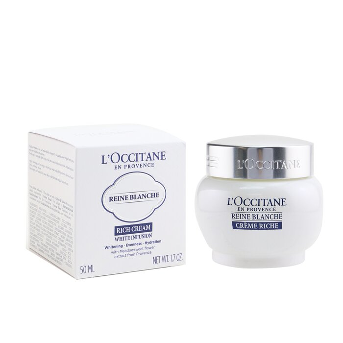 Крем для лица L'Occitane с органической водой цветков луговой череды и экстрактом белой шелковицы, 50 мл