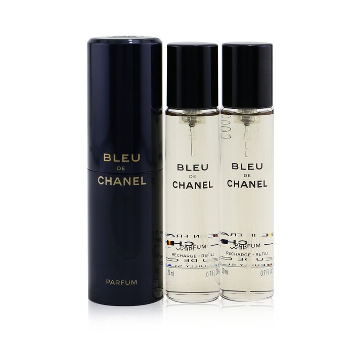 Chanel Bleu de Chanel парфюм в комплекте 3x20 мл - элегантный мужской аромат с цитрусовыми и древесными нотами
