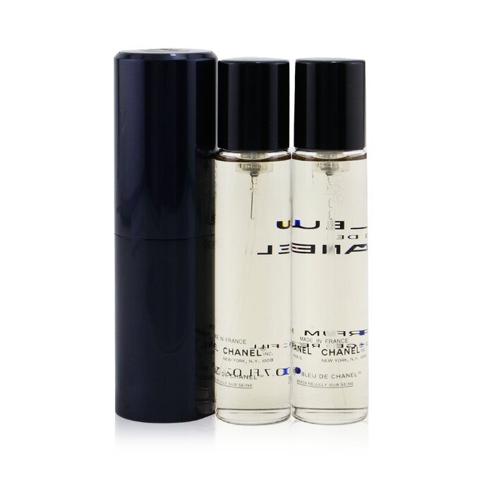 Chanel Bleu de Chanel парфюм в комплекте 3x20 мл - элегантный мужской аромат с цитрусовыми и древесными нотами