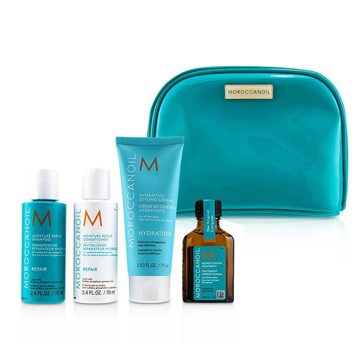 Набор для восстановления волос Moroccanoil с кератином, 4 раза по 25 мл