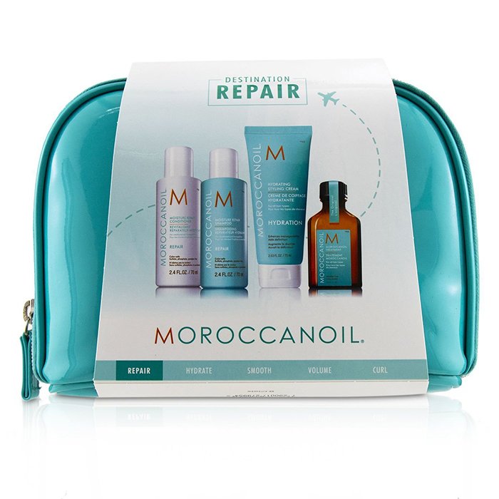 Набор для восстановления волос Moroccanoil с кератином, 4 раза по 25 мл