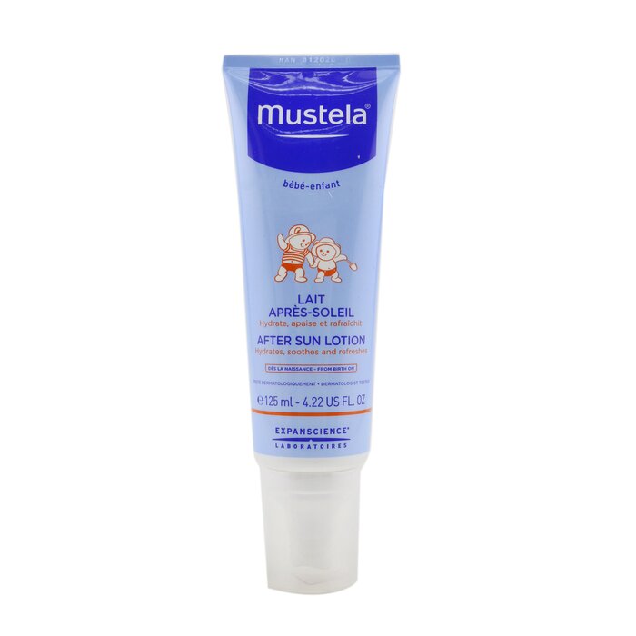 Лосьон после загара Mustela с авокадо и маслом жожоба для всех типов кожи, 125 мл