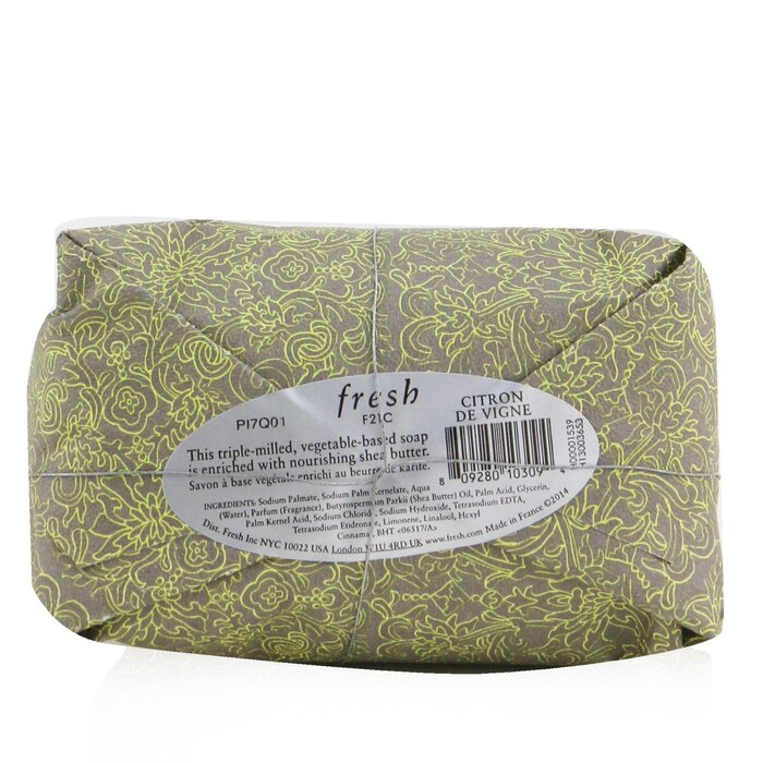 Натуральное мыло с цитроном 250 г для мягкой и увлажнённой кожи от Fresh