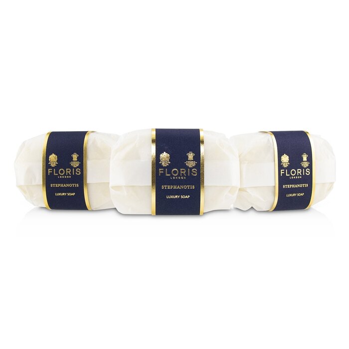 Набор мыла Floris Stephanotis с маслом ши, 3x100 г