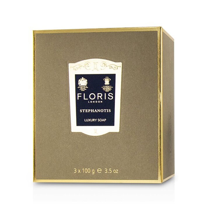 Набор мыла Floris Stephanotis с маслом ши, 3x100 г