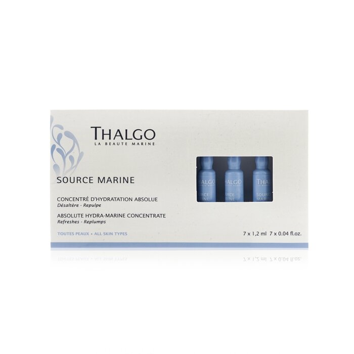 Концентрат для лица с гиалуроновой кислотой Thalgo, 7x1.2 мл