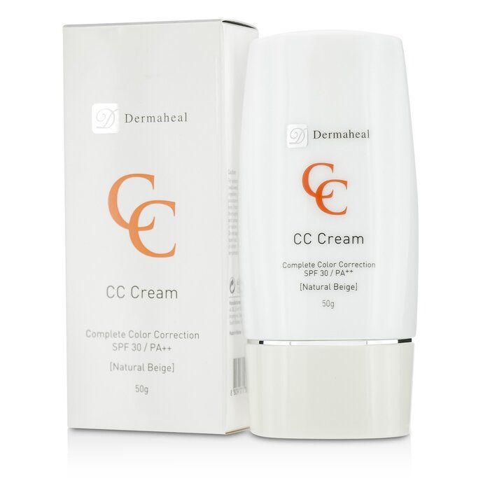 CC-крем Dermaheal с биомиметическими пептидами и SPF 30 для лица, натуральный бежевый, 50 г
