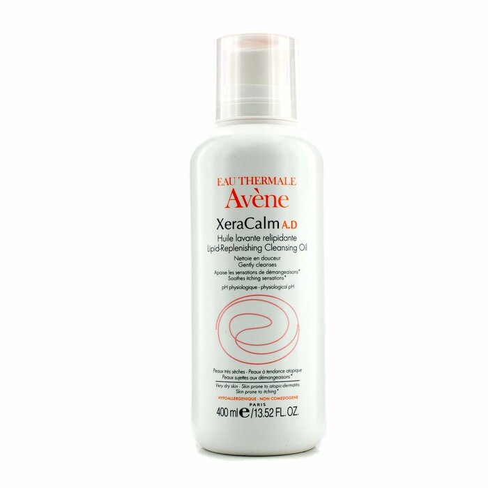 Очищающее масло Avene XeraCalm A.D для лица и тела с увлажняющими компонентами, 400 мл